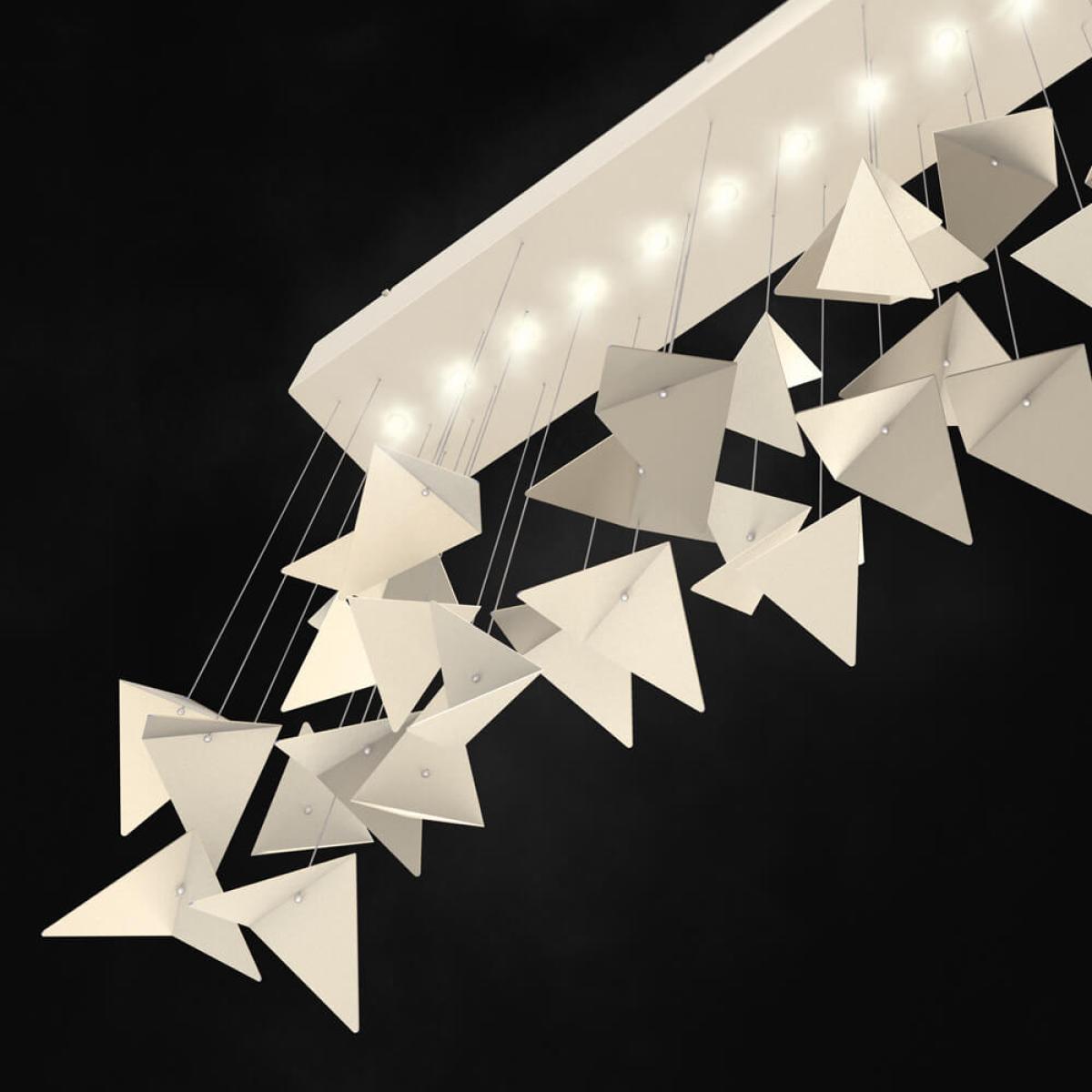 Cream Viline 2 Pendant Chandelier – image 14