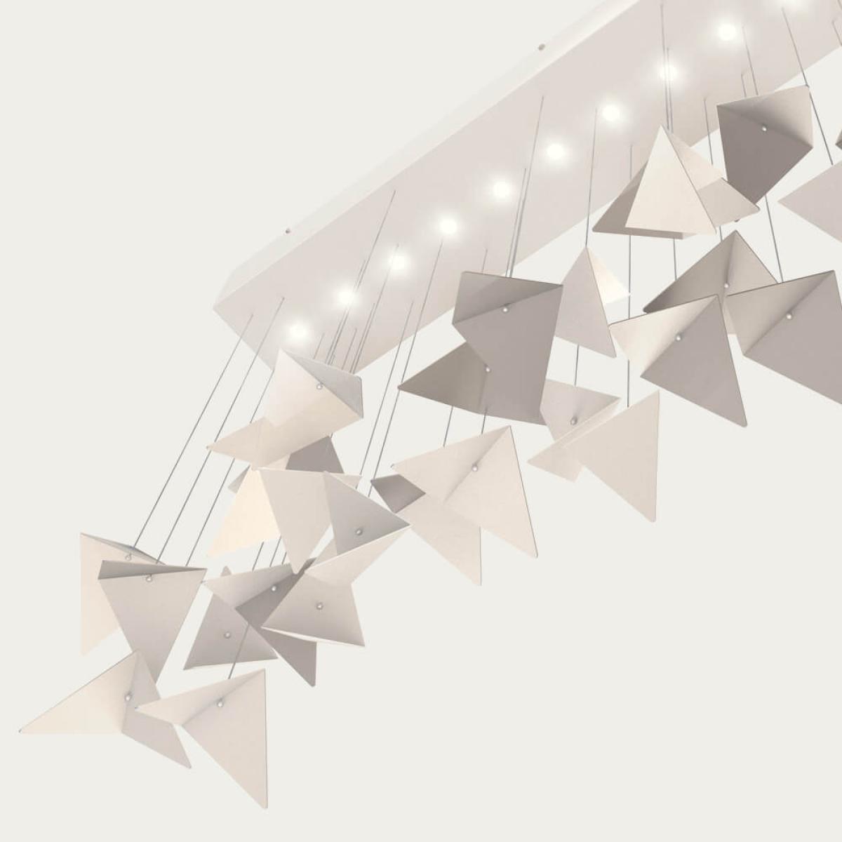 Cream Viline 2 Pendant Chandelier – image 7