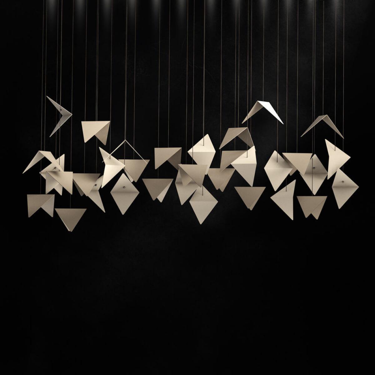 Cream Viline 2 Pendant Chandelier – image 8