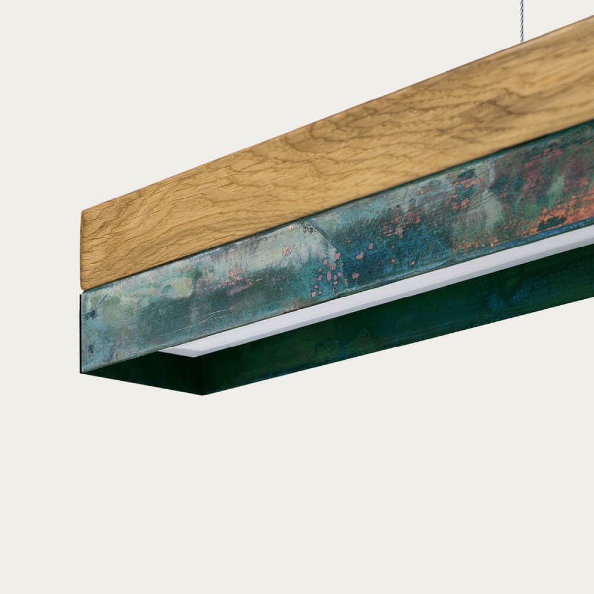 Oak Wood & Oxid Pendant Light – image 2