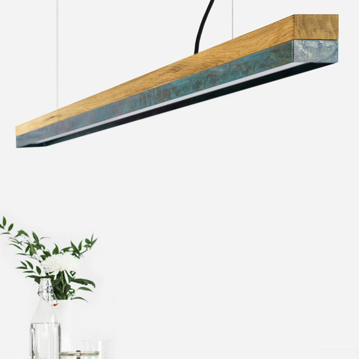 Oak Wood & Oxid Pendant Light – image 6
