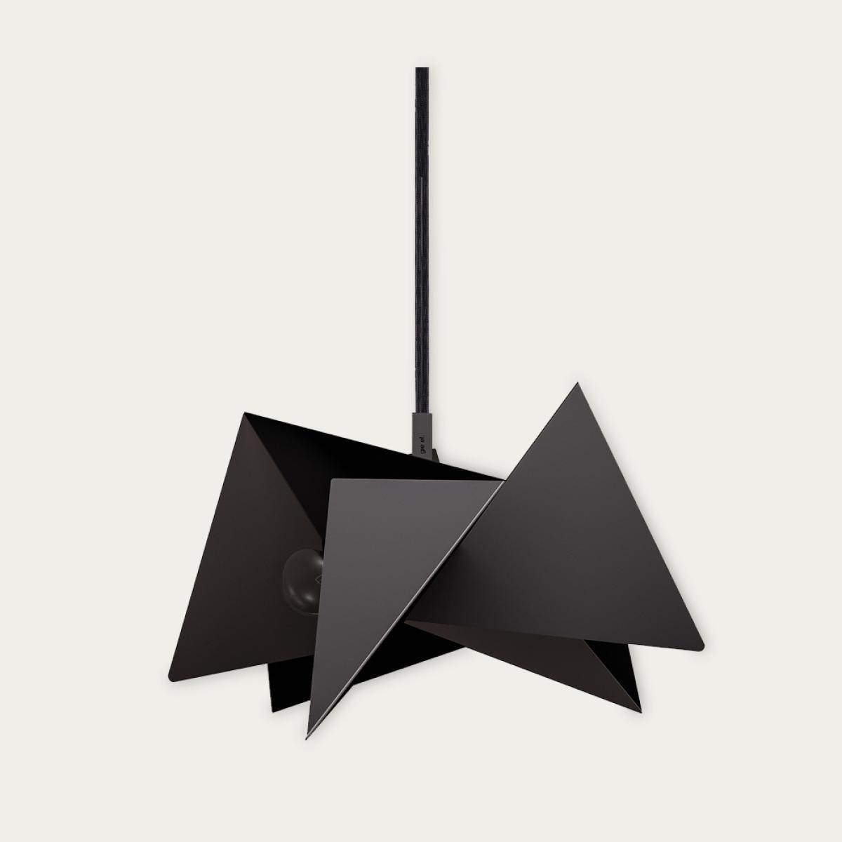 Black Steel Pendant Lamp Hana LGH0760
