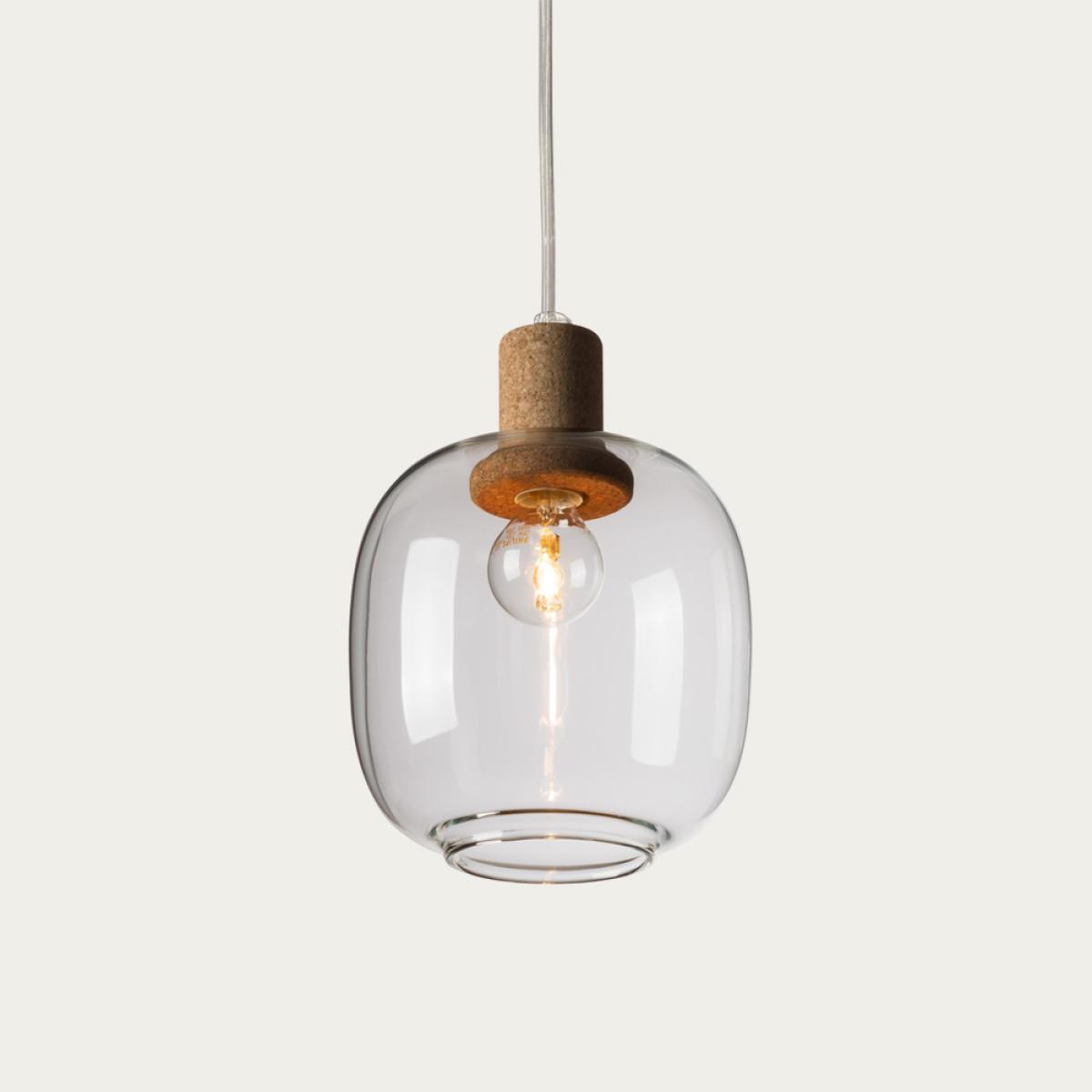 Clear Glass Picia Pendant Lamp