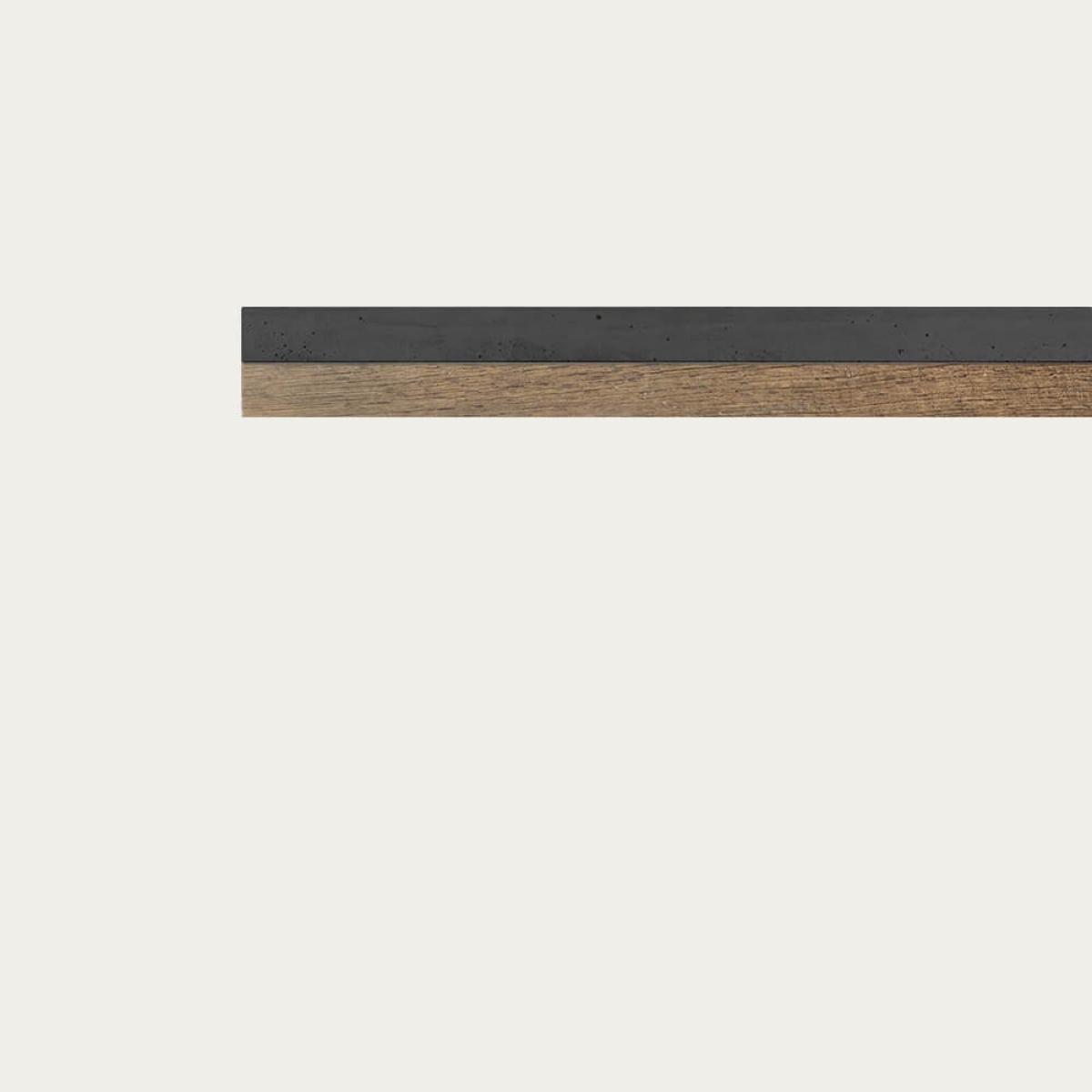 Dark Grey Concrete & Old Wood Pendant Light – image 3