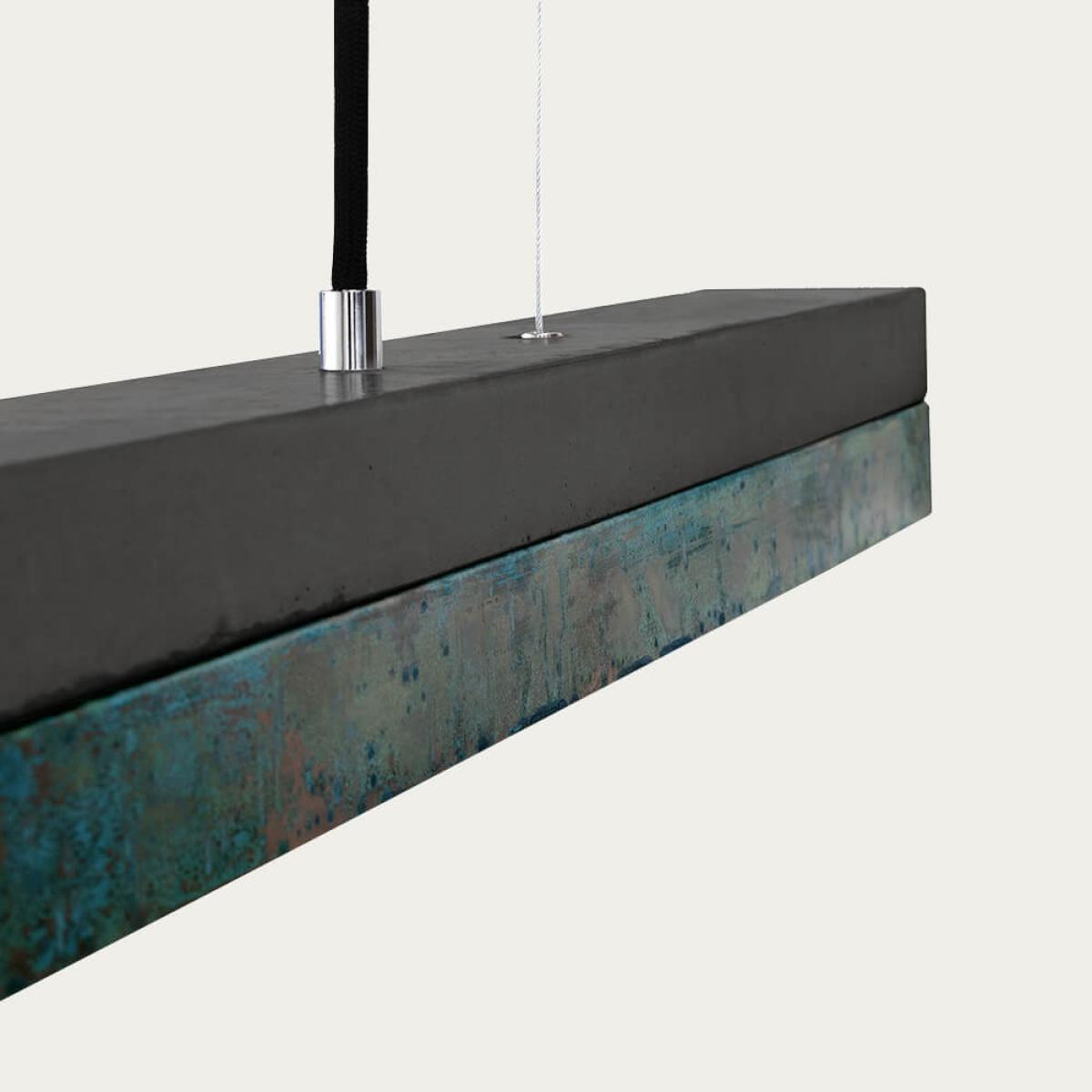 Dark Grey Concrete & Oxid Pendant Light – image 8