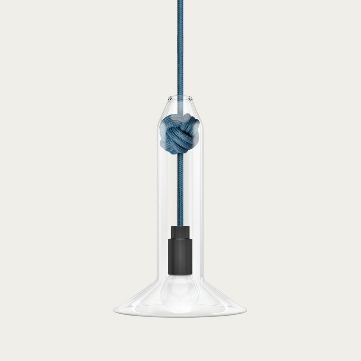 Mid Blue Small Knot Lamp