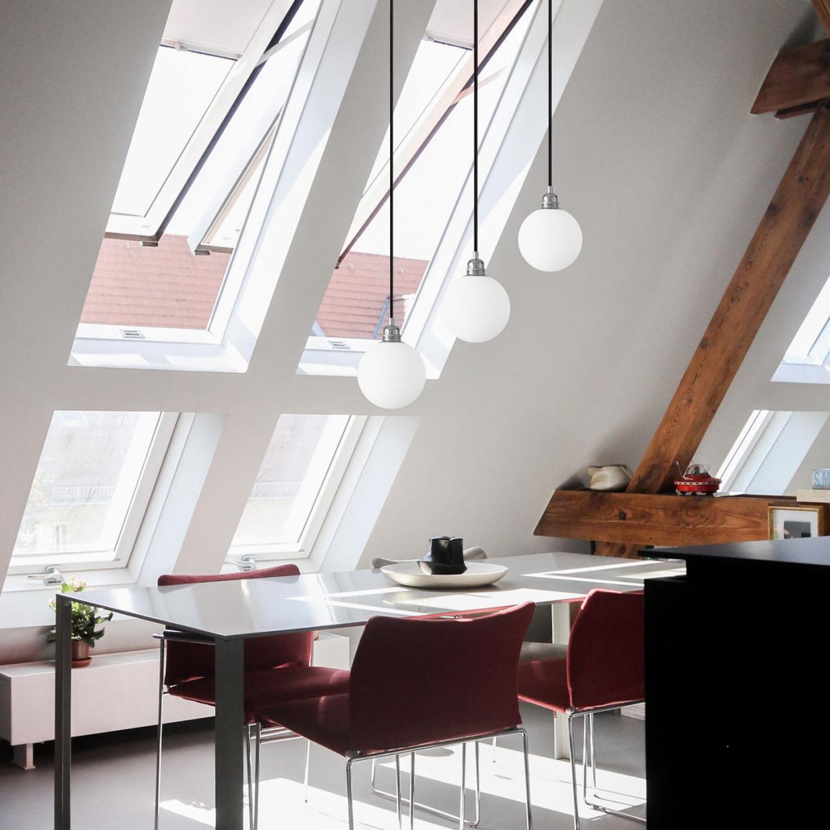 Nickel Kira 3-Pendant Light – image 2