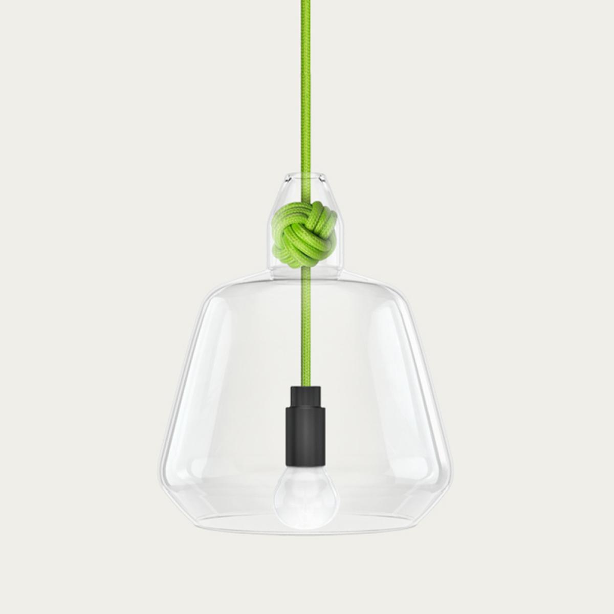 Green Large Knot Lamp