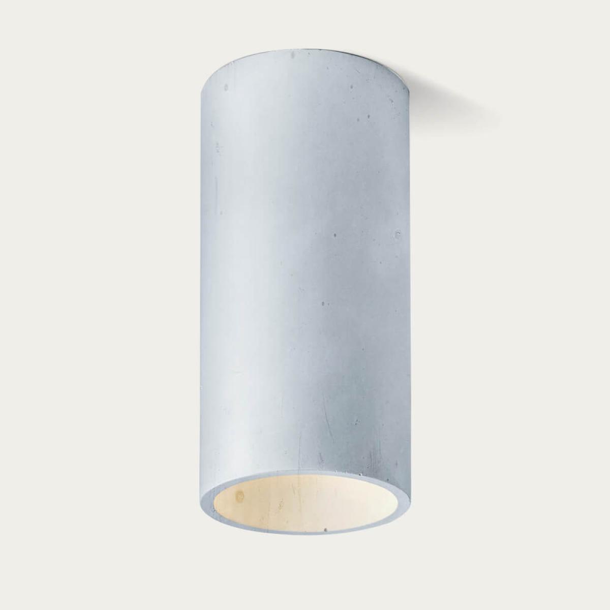 Light Blue Cromia Concrete Ceiling Lamp – image 1