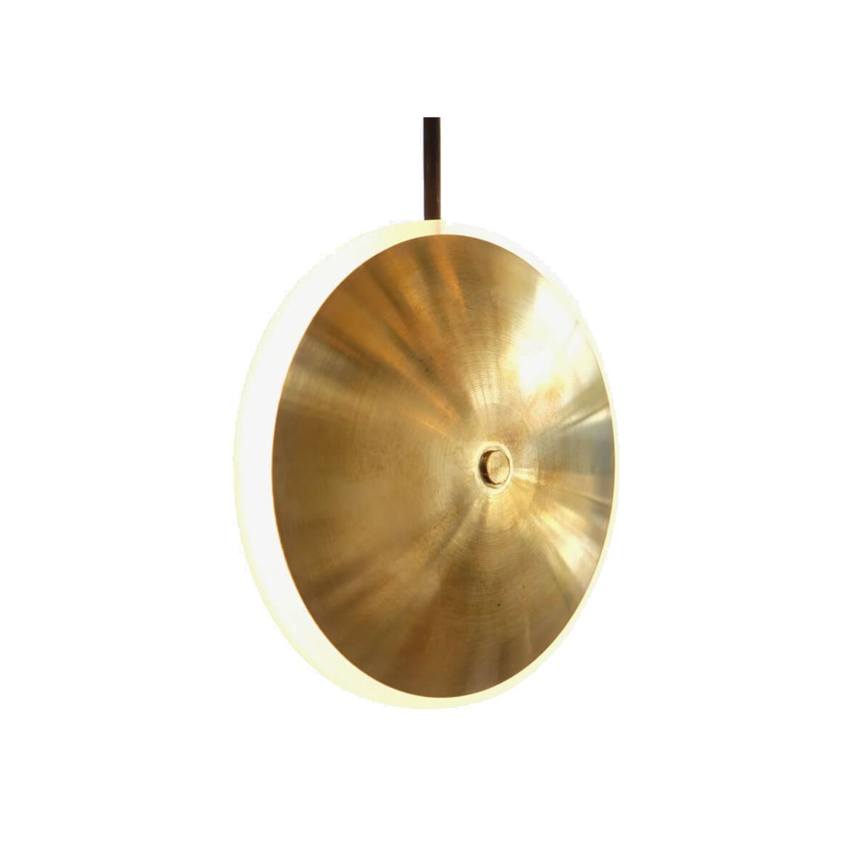 Brass Chrona Dish6V Pendant