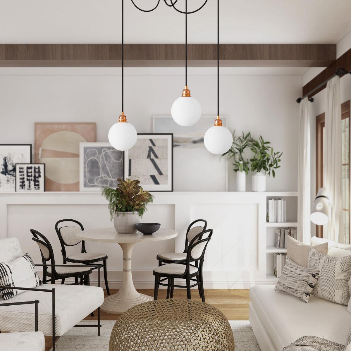 Copper Kira 3-Pendant Light – image 2