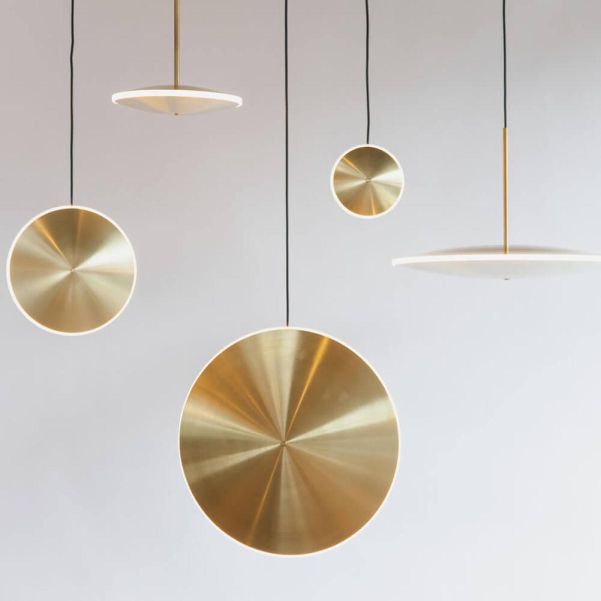 Brass Chrona Dish10h Pendant – image 2