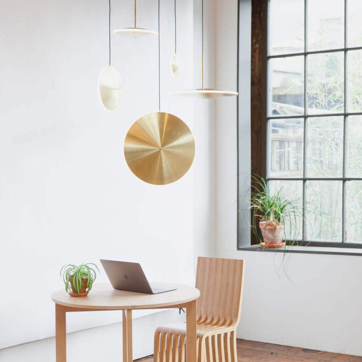 Brass Chrona Dish10h Pendant – image 6