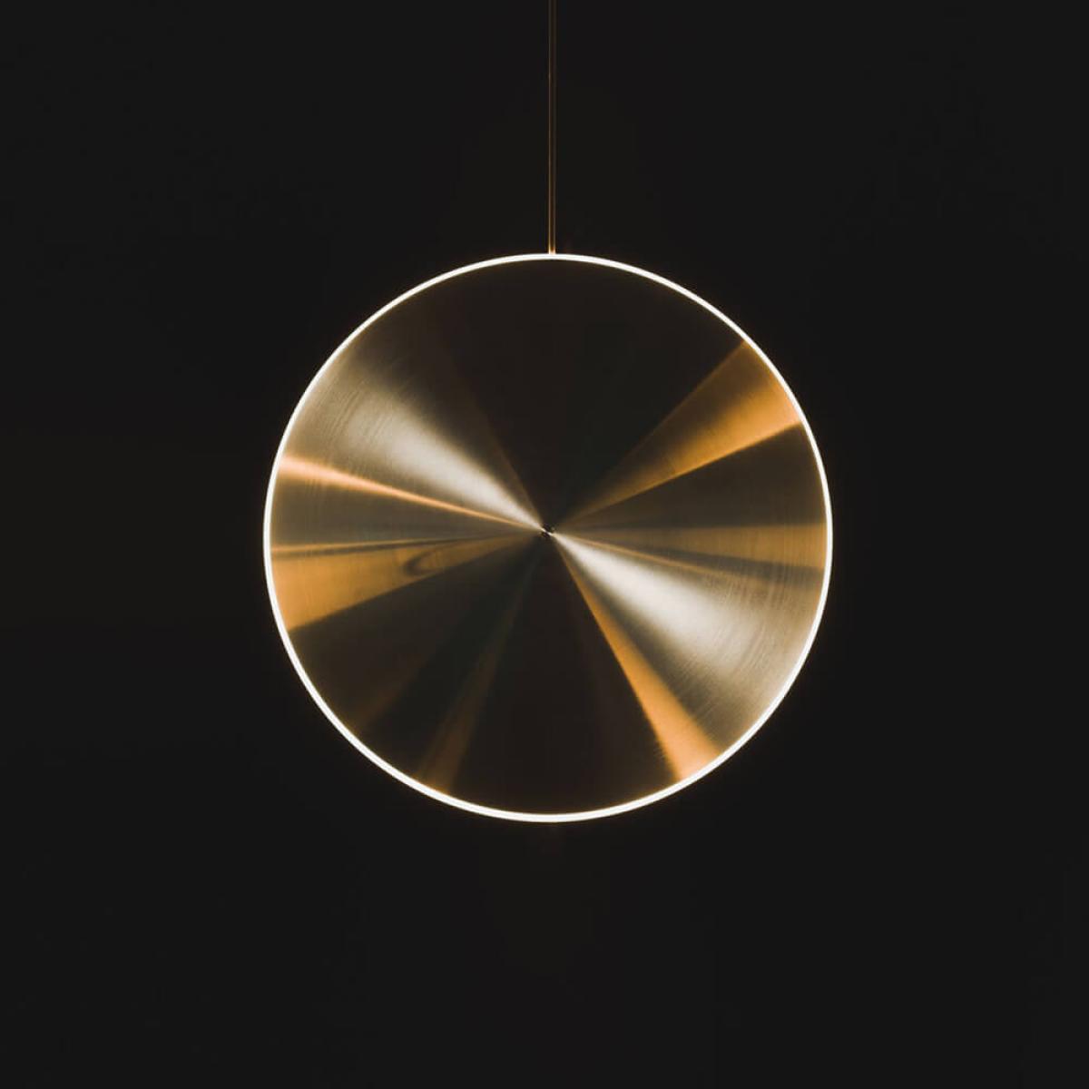 Brass Chrona Dish10h Pendant – image 9