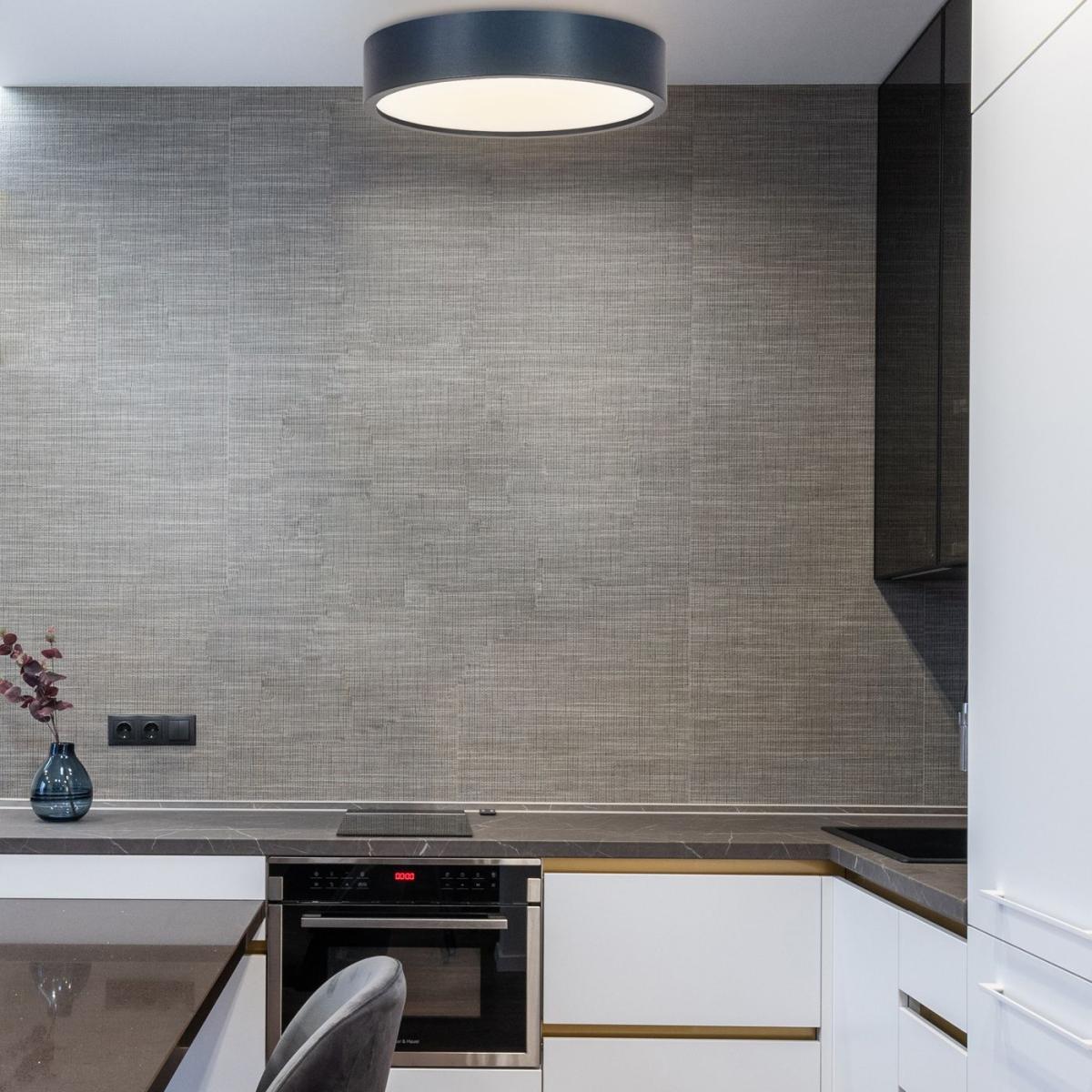 Anthracite Zuwa Wood Ceiling and Wall Light - L – image 2
