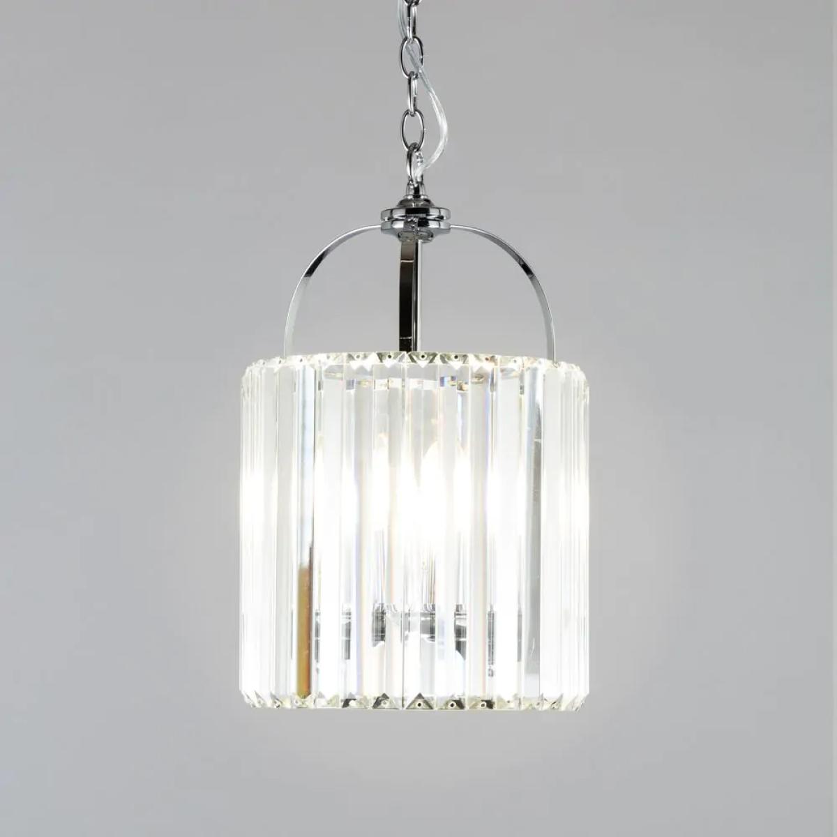 Yew Ceiling Pendant, Chrome – image 3