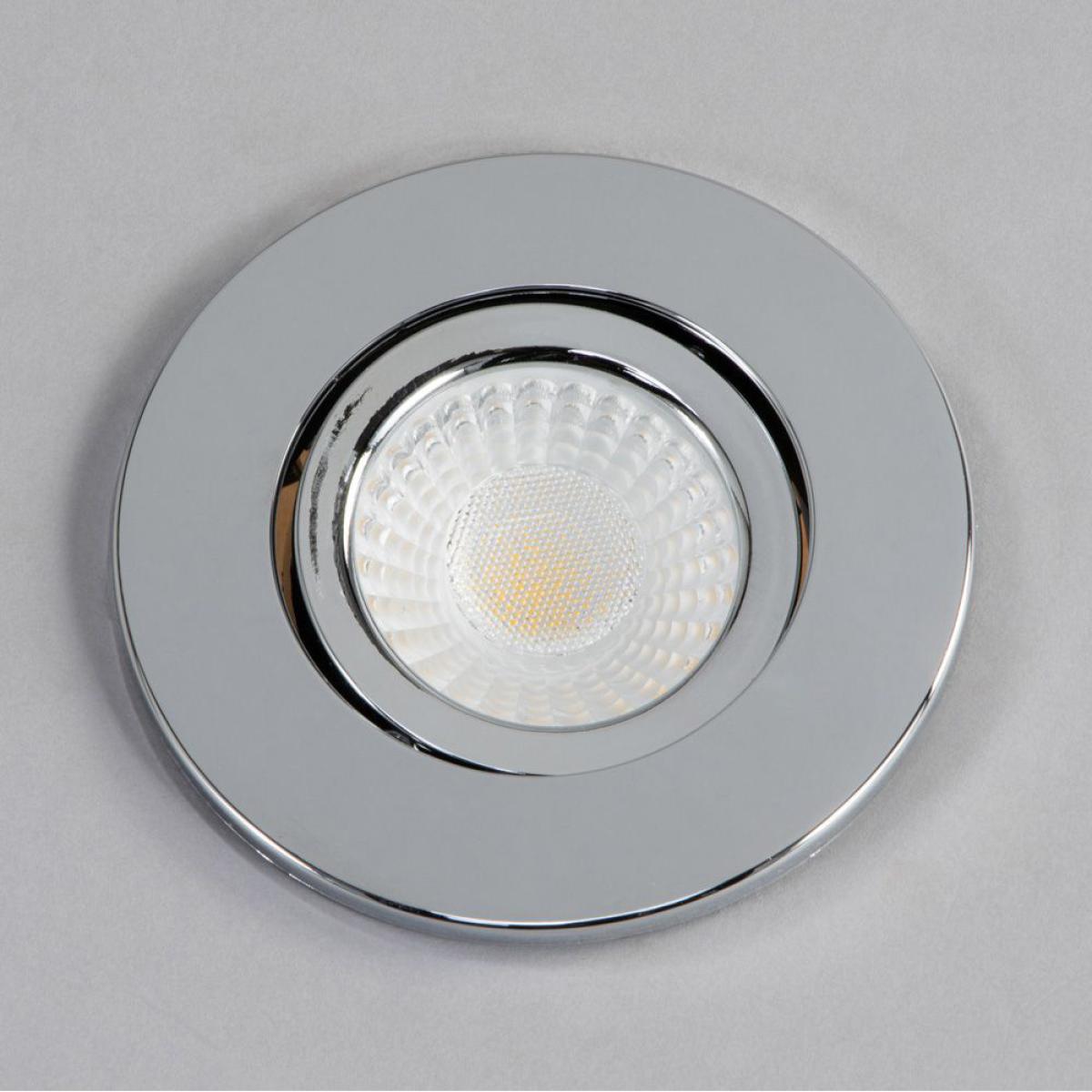 Cal Fire Rated LED IP65 Downlight, Chrome – image 4