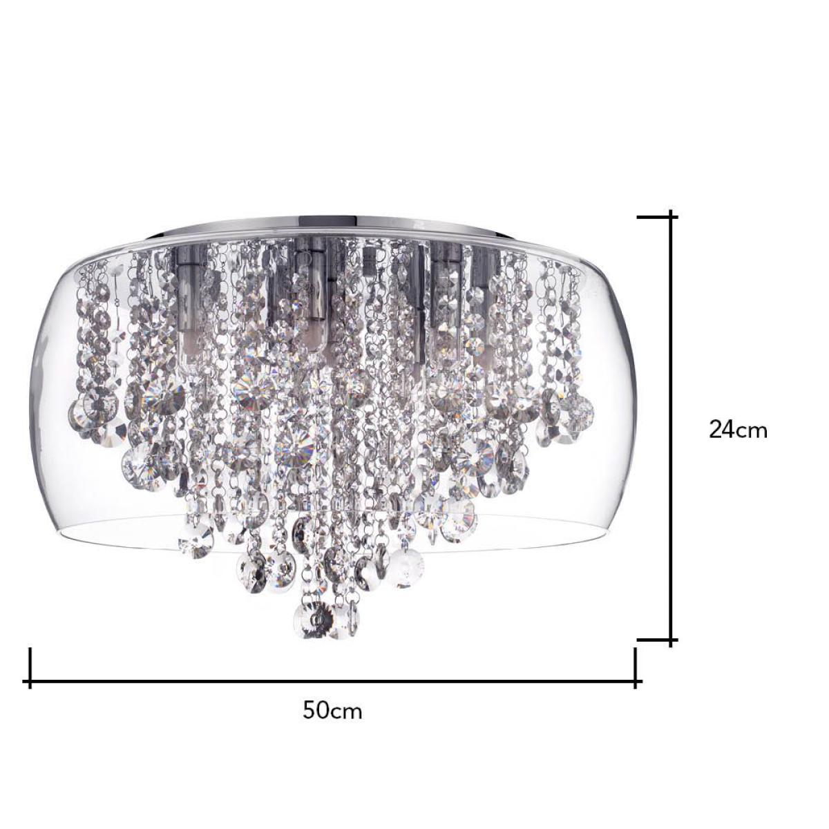 Nore Large Encased Flush, Chrome – image 5