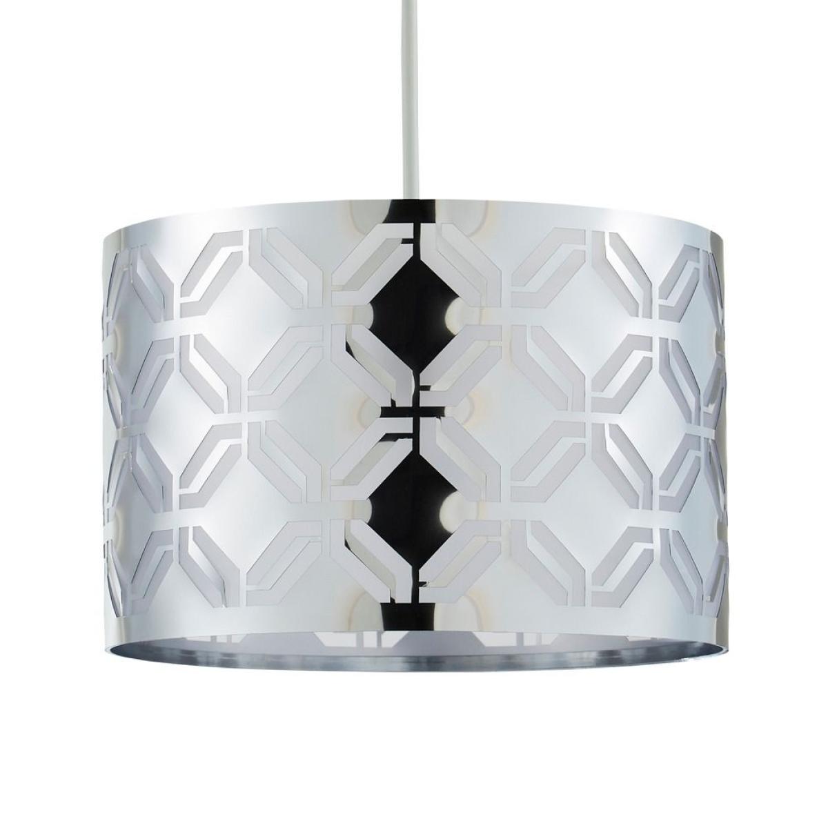 Metallic Lasered Easyfit Shade, Silver – image 3