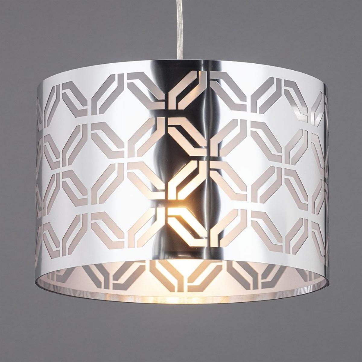 Metallic Lasered Easyfit Shade, Silver – image 5