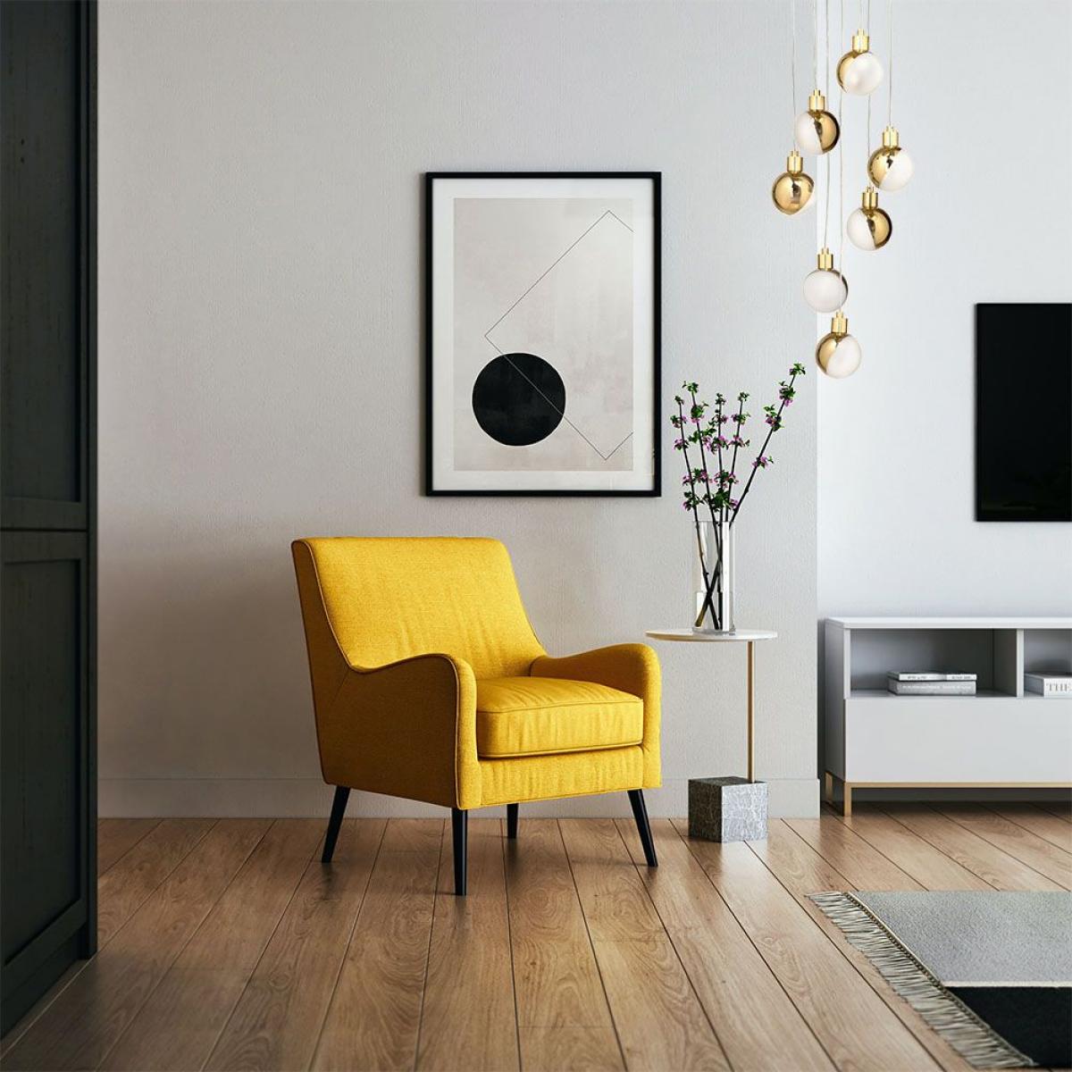 Cleveland Cluster Pendant, Brass – image 2