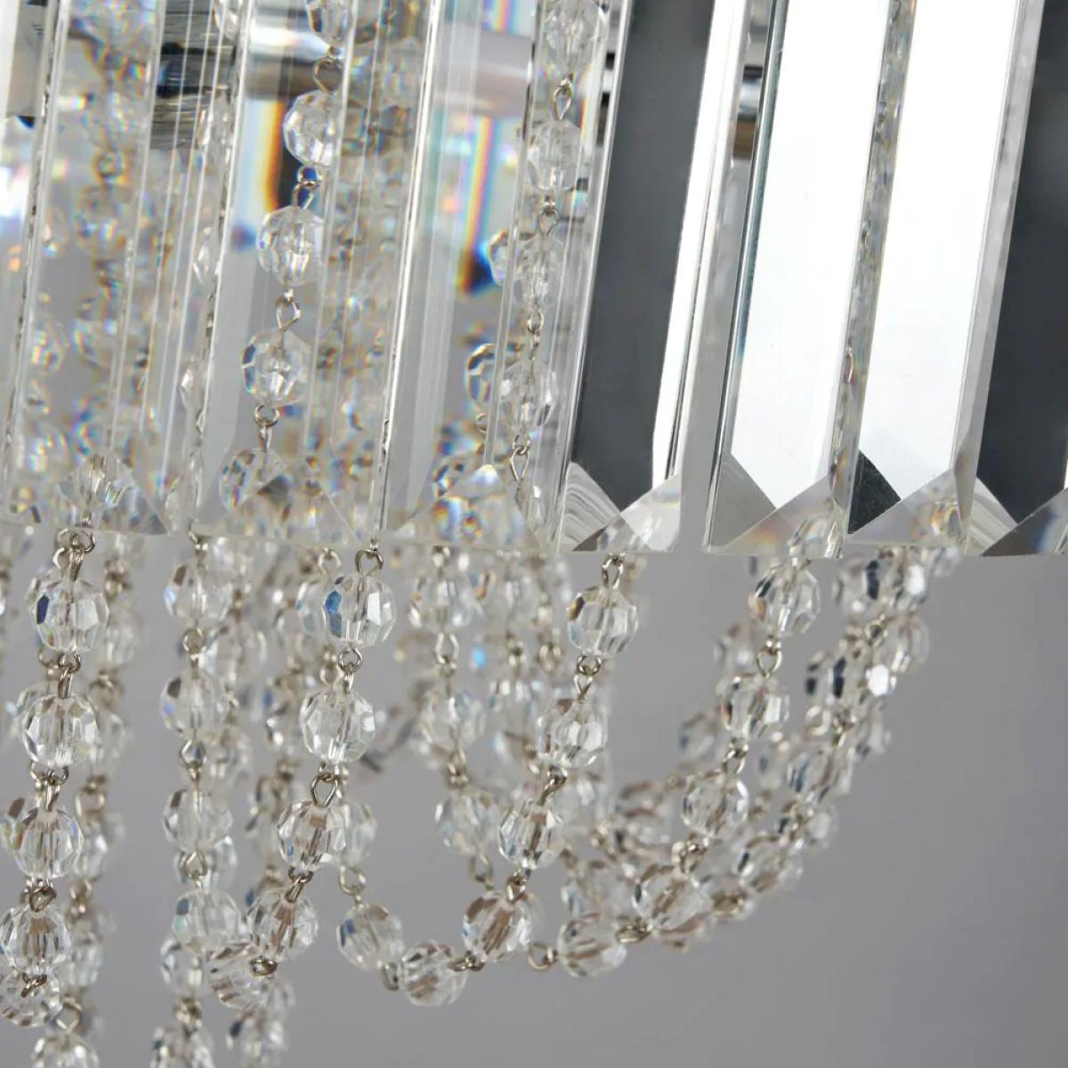 Jasmine Crystal Chandelier, Chrome – image 5