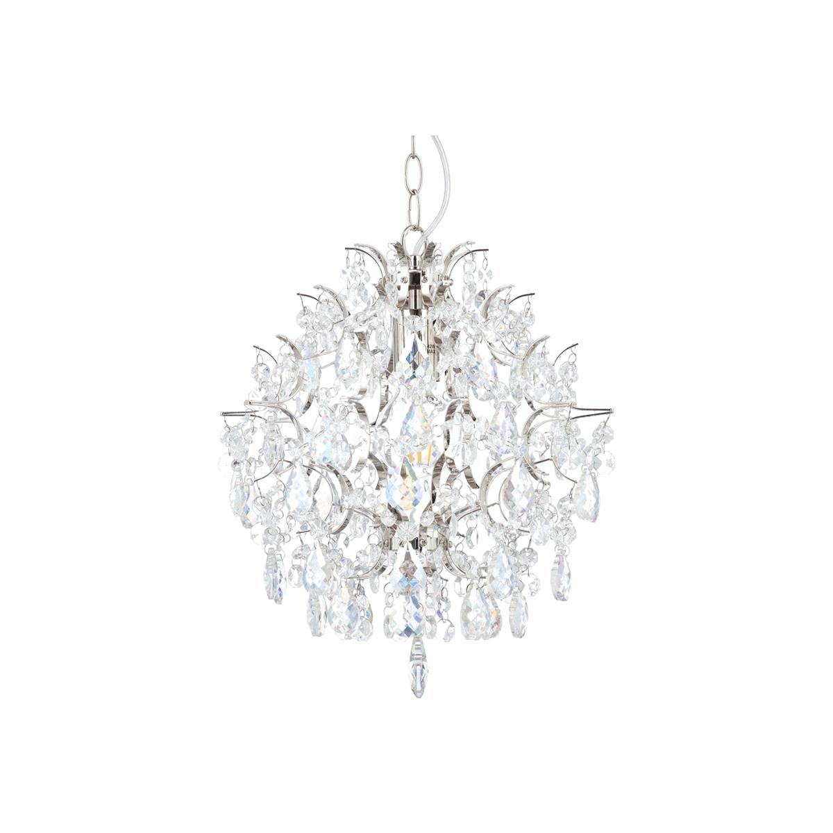 Lisa 1 Light Pendant, Nickel – image 1