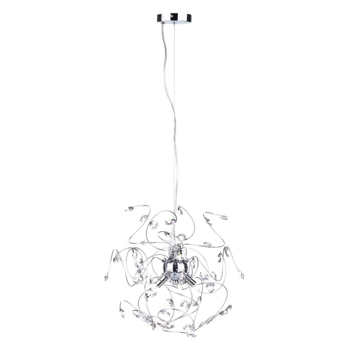 Othello Pendant with Clear Glass, Chrome – image 6