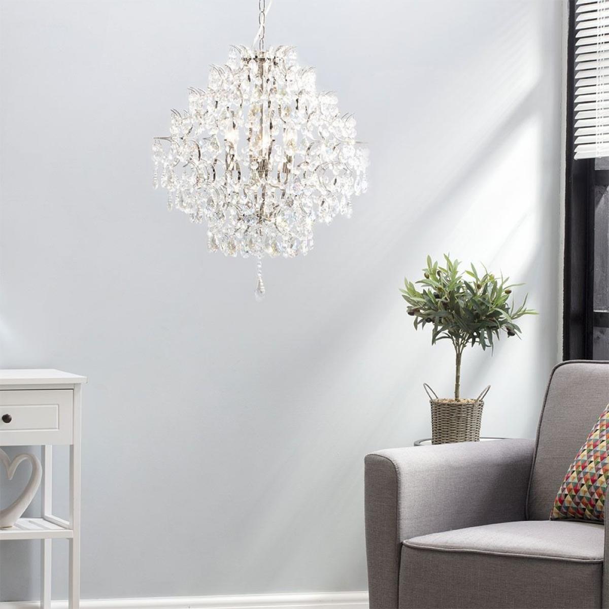 Lisa 3 Light Pendant, Nickel – image 2