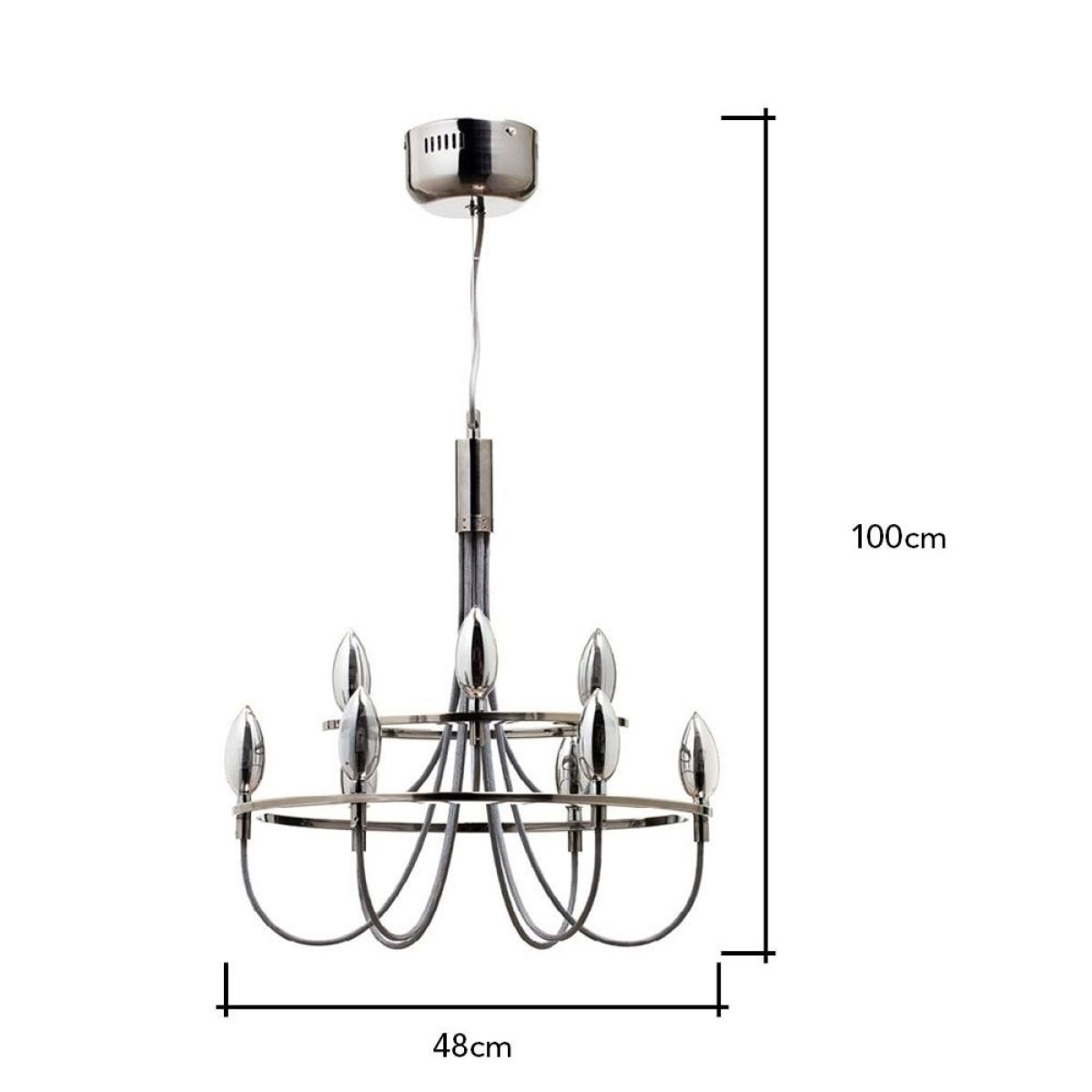Alana Chandelier, Grey – image 9
