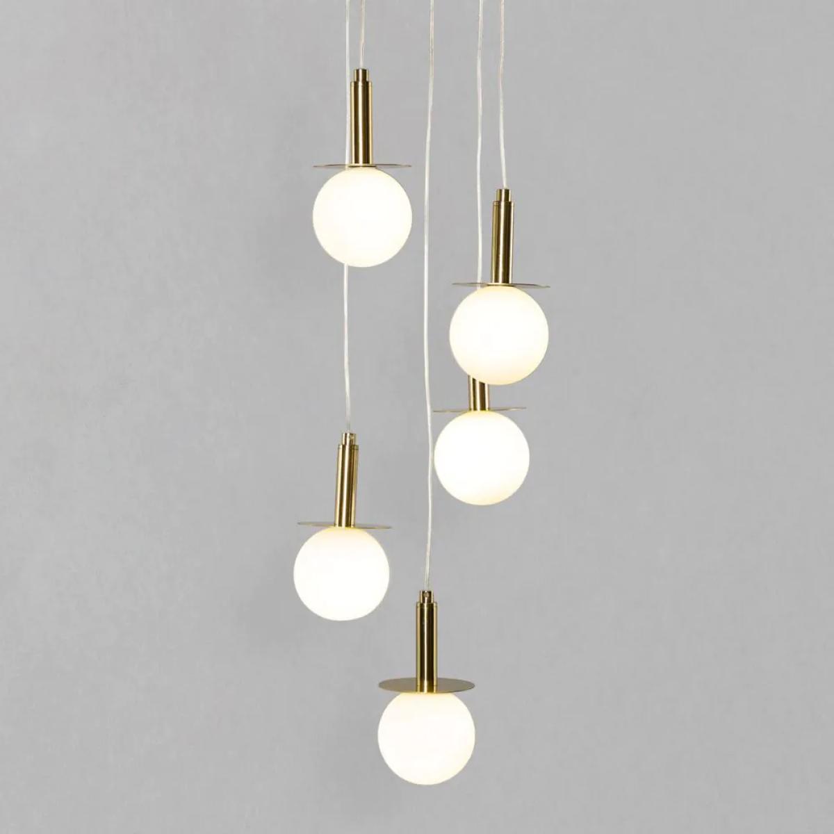 Sally Cluster Ceiling Pendant, Brass – image 2
