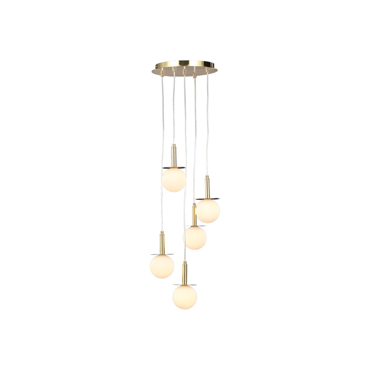 Sally Cluster Ceiling Pendant, Brass – image 1