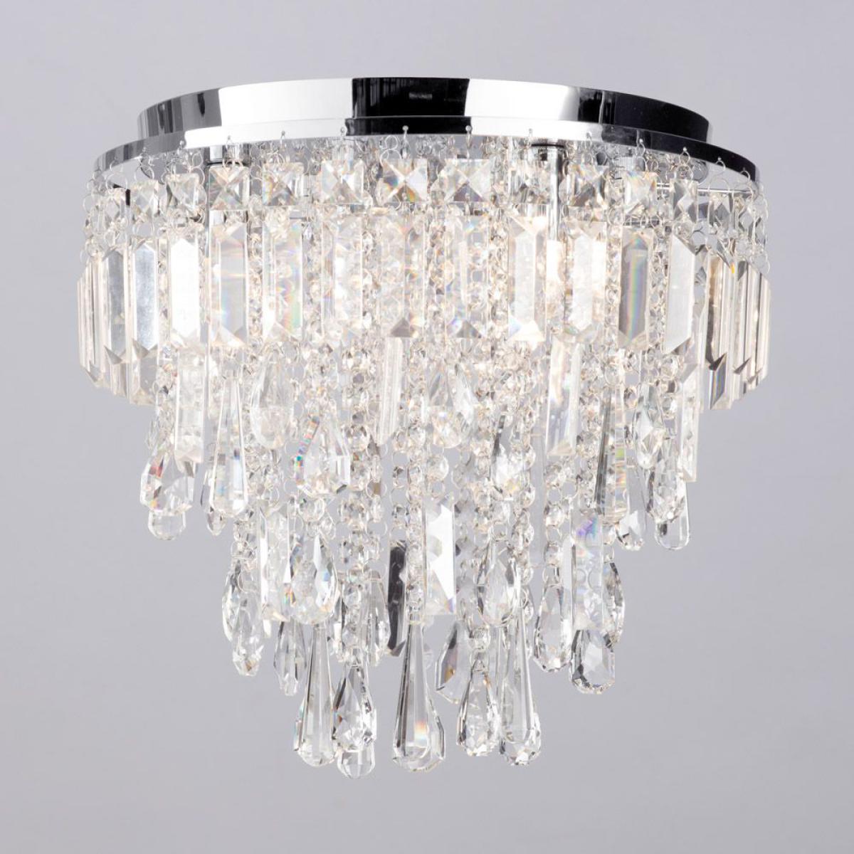Bresna Flush Ceiling Light, Chrome – image 2