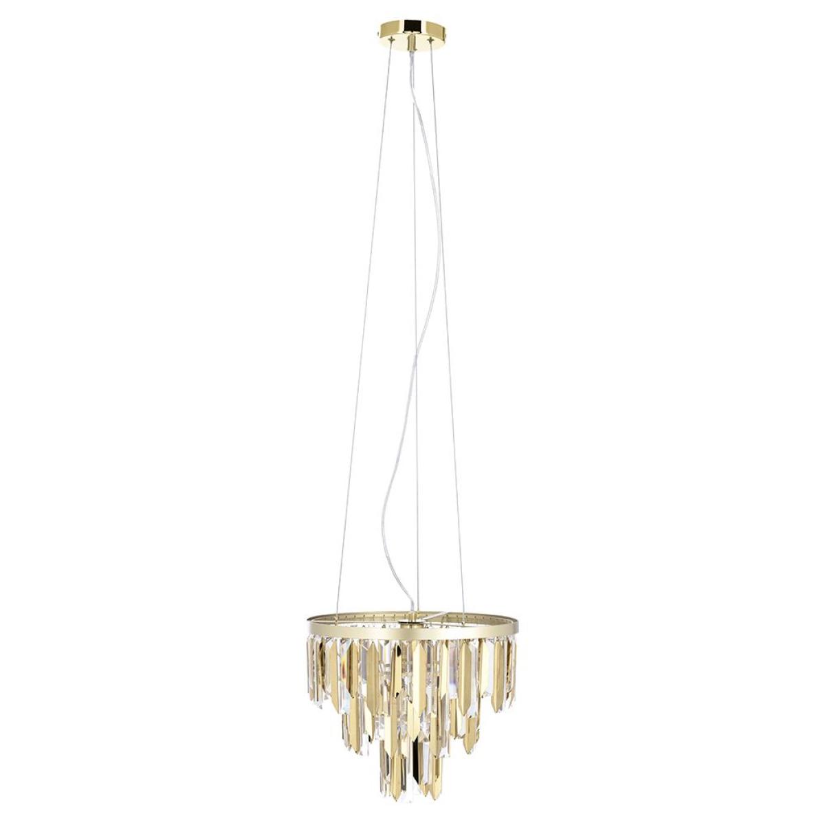 Beekham Ceiling Pendant Light, Satin Brass – image 6
