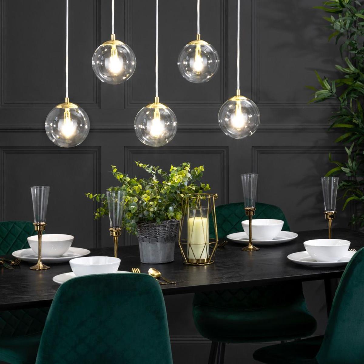 Milton 5 Light Pendant Bar, Gold – image 2