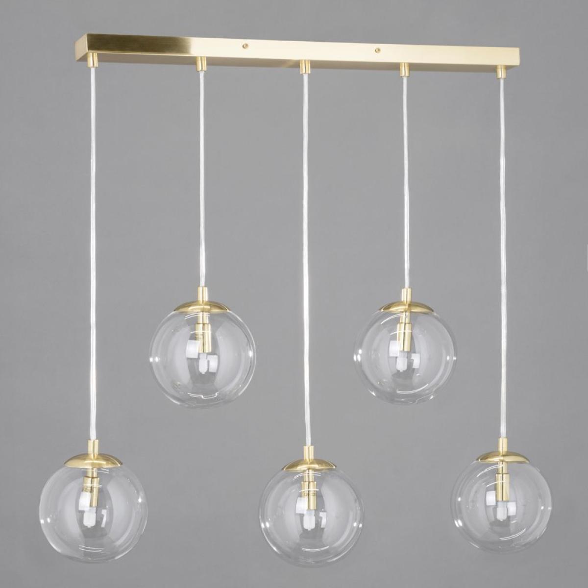Milton 5 Light Pendant Bar, Gold – image 4