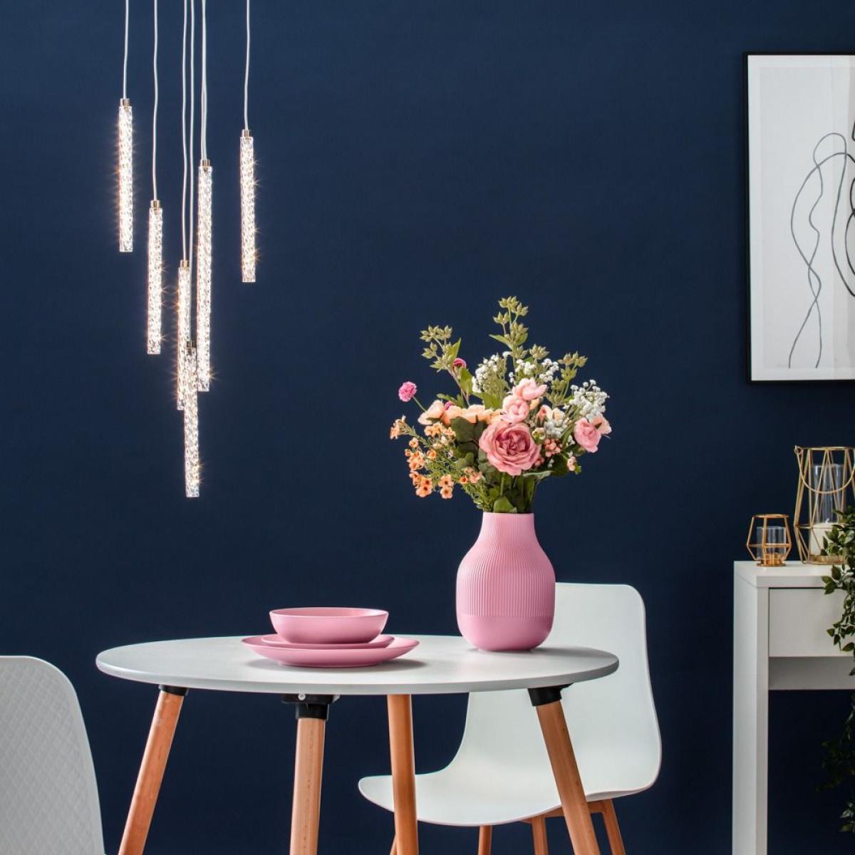 Shae Cluster Pendant, Brushed Chrome – image 2
