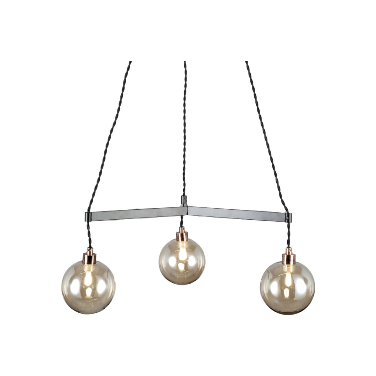 Juniper Medium Ceiling Pendant, Copper and Black – image 1