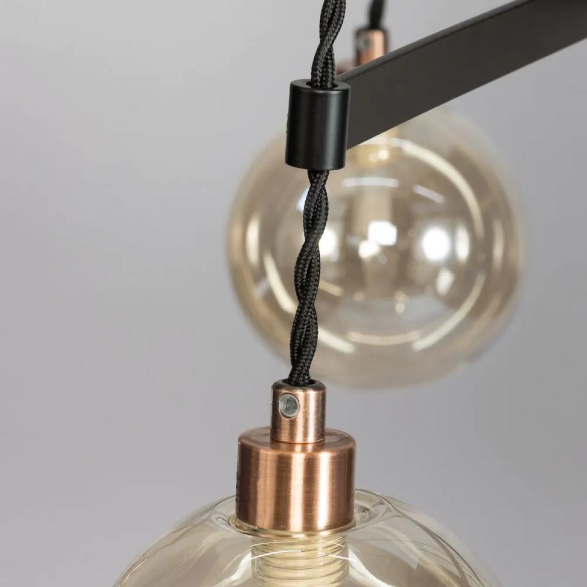 Juniper Large Ceiling Pendant, Copper and Black – image 5