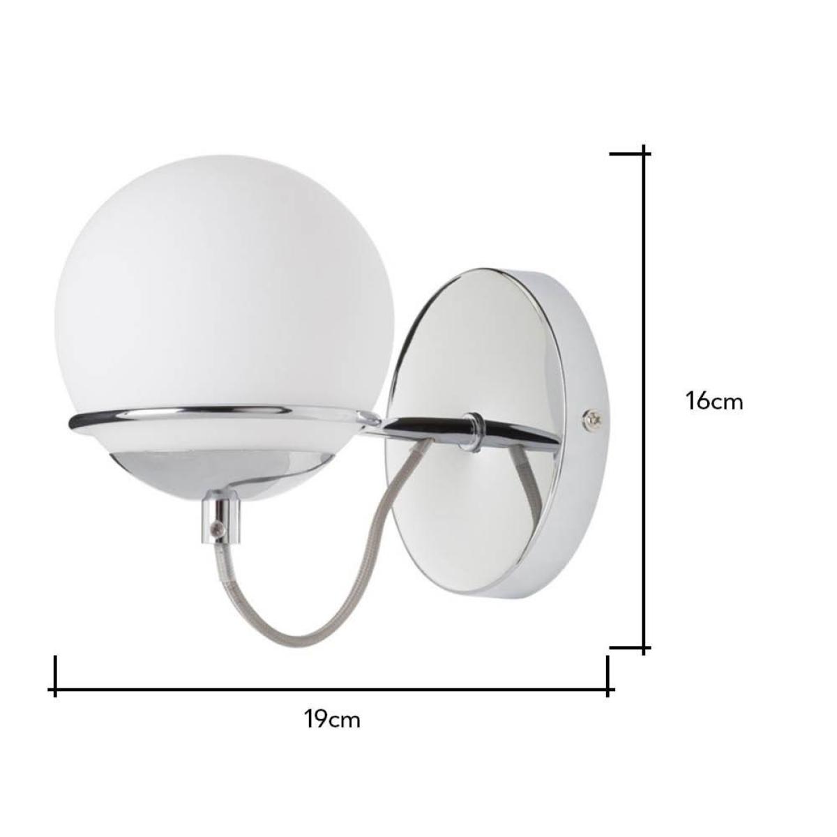 Dot Wall Light, Chrome – image 3