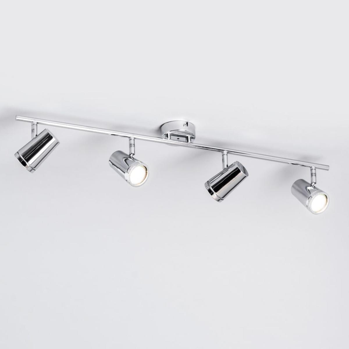 Frida Bathroom Ceiling Spotlight Bar, Chrome – image 3