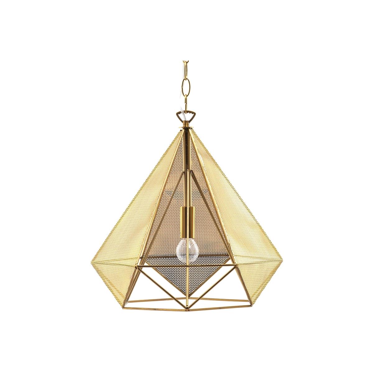 Parker Pendant Light, Brass – image 1