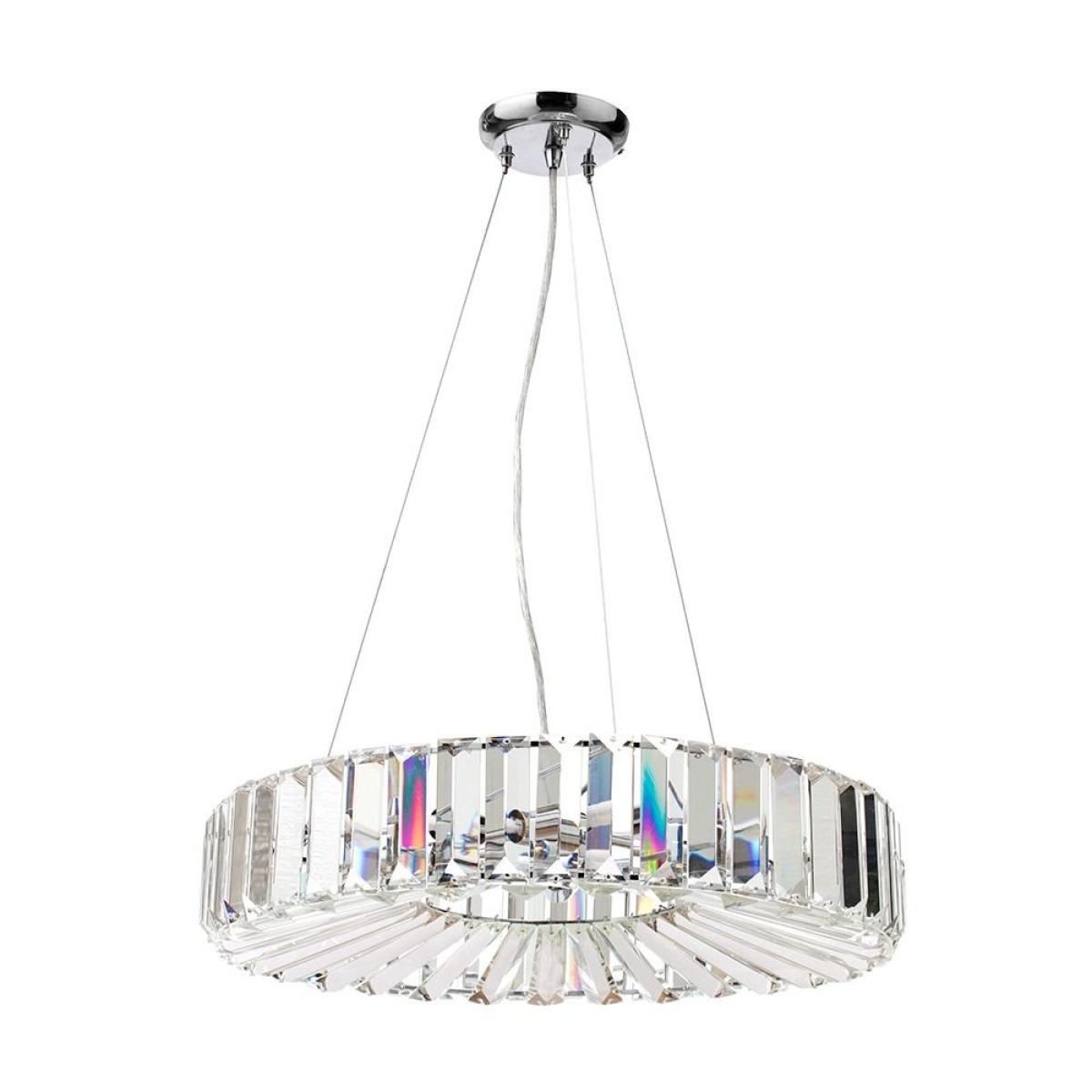 Renee Crystal Pendant, Chrome – image 3