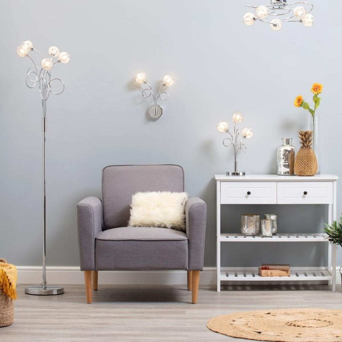 Cooper Ceiling Light, Chrome & Champagne – image 2
