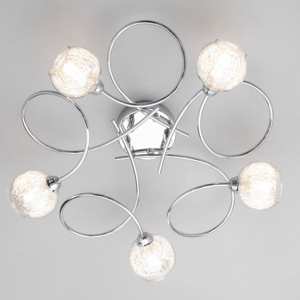 Cooper Ceiling Light, Chrome & Champagne – image 3
