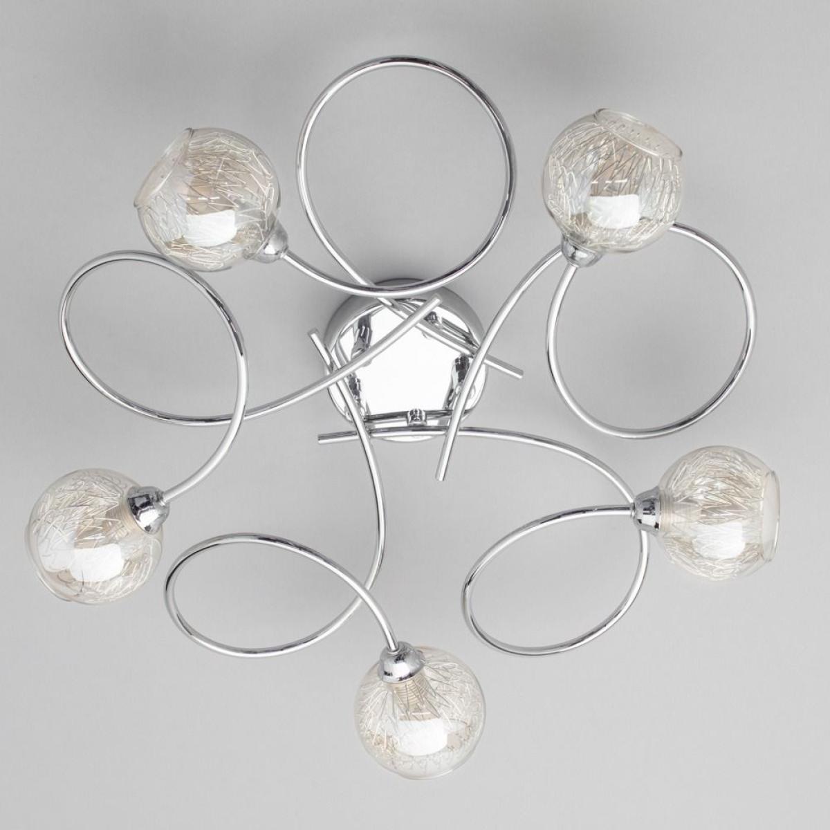 Cooper Ceiling Light, Chrome & Champagne – image 4