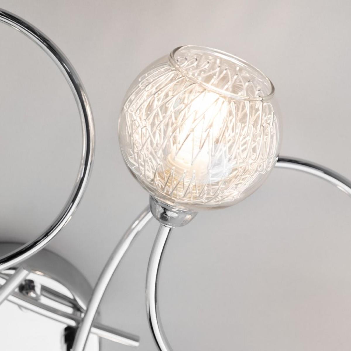 Cooper Ceiling Light, Chrome & Champagne – image 5