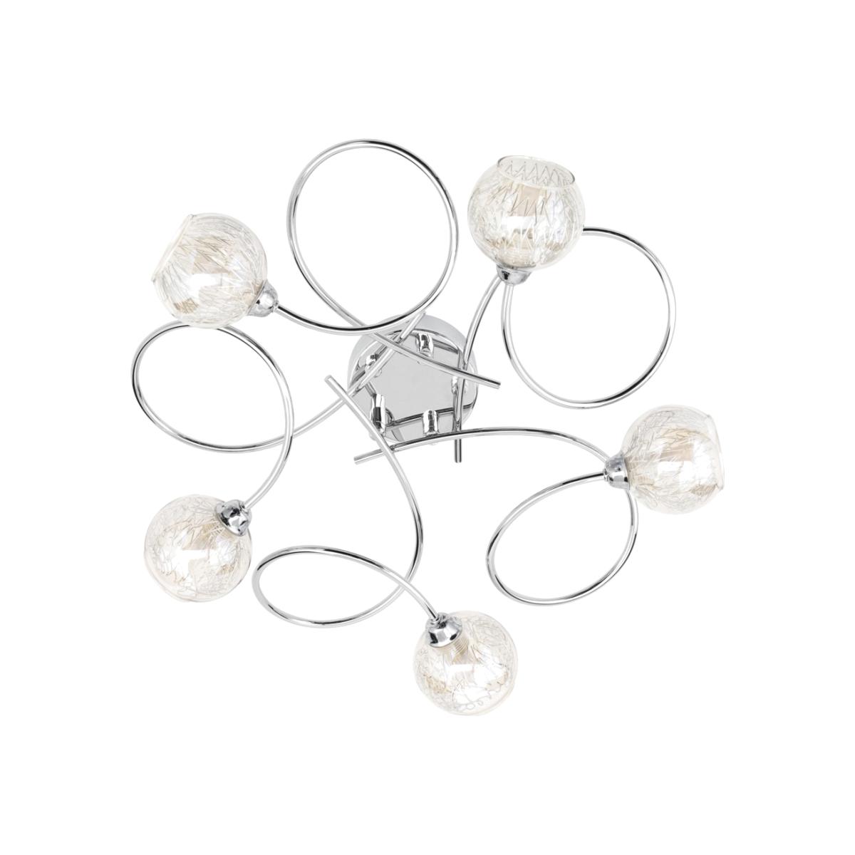 Cooper Ceiling Light, Chrome & Champagne – image 1