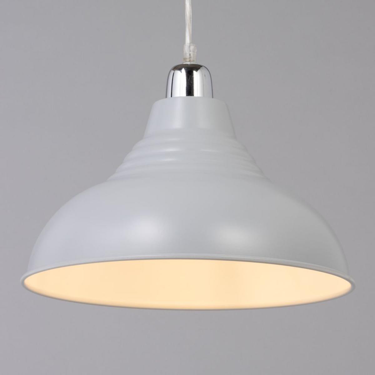 Glow Dome Easy Fit Ceiling Light Shade, Grey – image 3