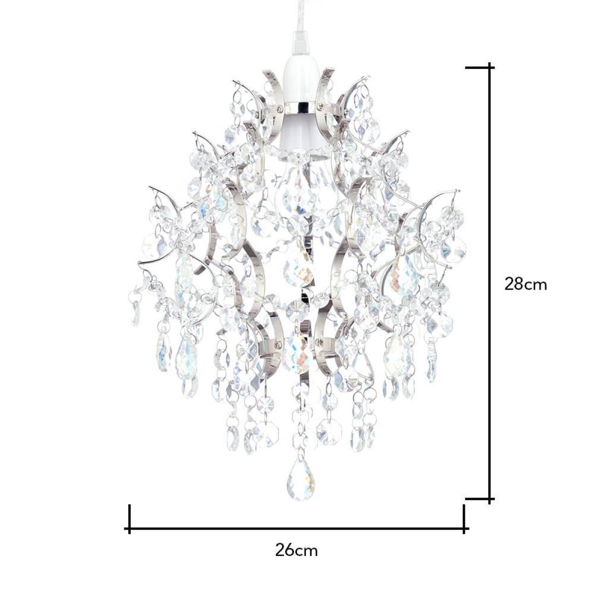 Lisa Easyfit Lamp Shade, Nickel – image 8